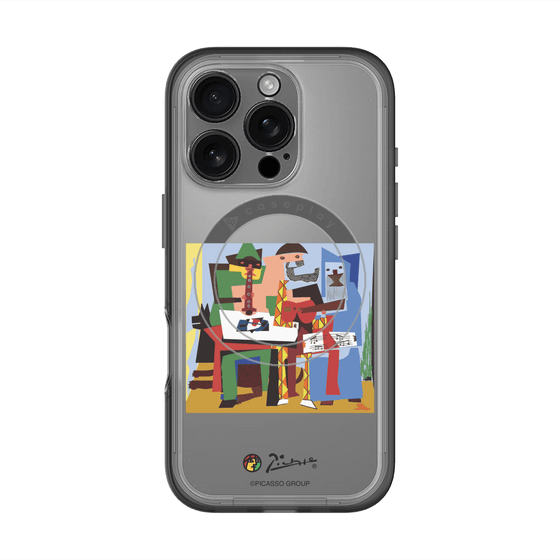スリムプロテクションプレミアムケース with MagSafe［ PICASSO - Three Musicians ］