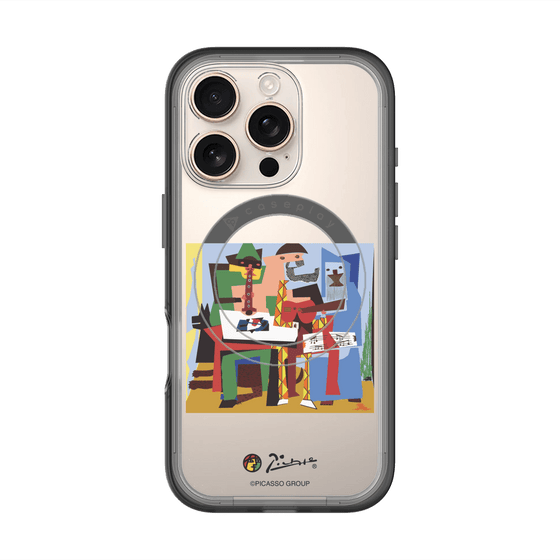 スリムプロテクションプレミアムケース with MagSafe［ PICASSO - Three Musicians ］