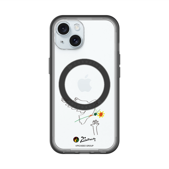 スリムプロテクションプレミアムケース with MagSafe［ PICASSO - Dove of Peace ］