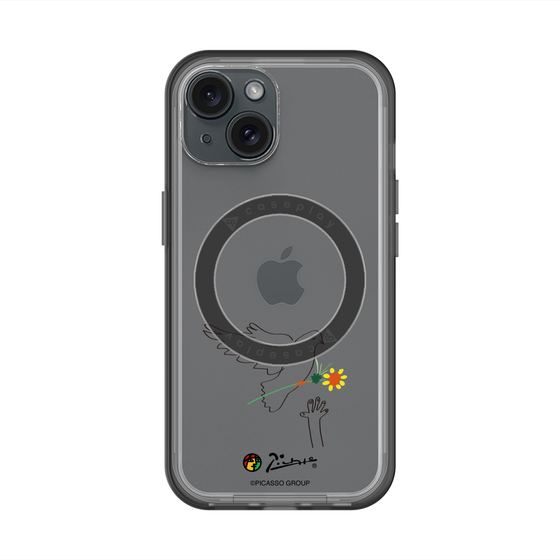 スリムプロテクションプレミアムケース with MagSafe［ PICASSO - Dove of Peace ］