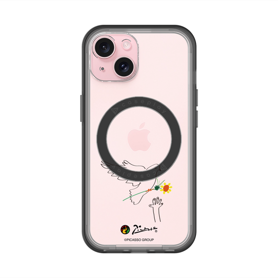 スリムプロテクションプレミアムケース with MagSafe［ PICASSO - Dove of Peace ］