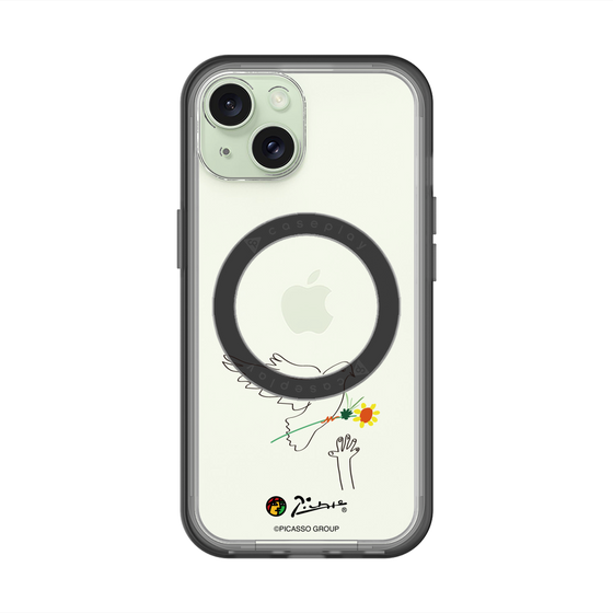 スリムプロテクションプレミアムケース with MagSafe［ PICASSO - Dove of Peace ］