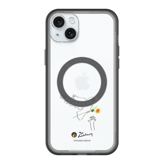 スリムプロテクションプレミアムケース with MagSafe［ PICASSO - Dove of Peace ］