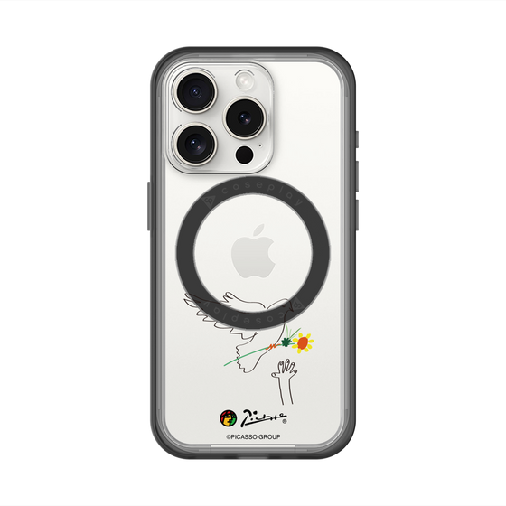 スリムプロテクションプレミアムケース with MagSafe［ PICASSO - Dove of Peace ］