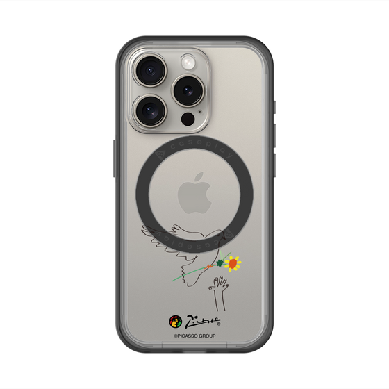 スリムプロテクションプレミアムケース with MagSafe［ PICASSO - Dove of Peace ］