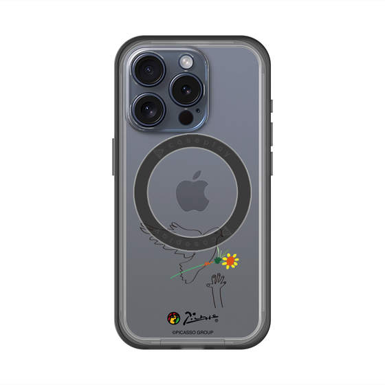スリムプロテクションプレミアムケース with MagSafe［ PICASSO - Dove of Peace ］