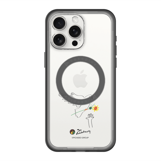 スリムプロテクションプレミアムケース with MagSafe［ PICASSO - Dove of Peace ］