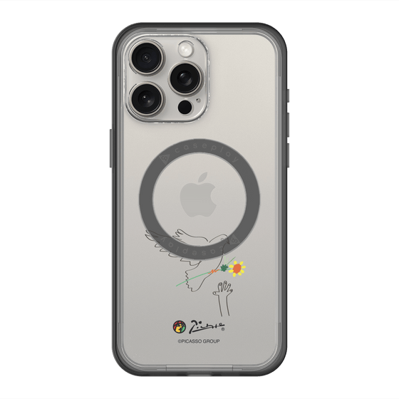 スリムプロテクションプレミアムケース with MagSafe［ PICASSO - Dove of Peace ］