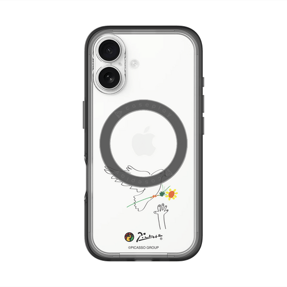 スリムプロテクションプレミアムケース with MagSafe［ PICASSO - Dove of Peace ］