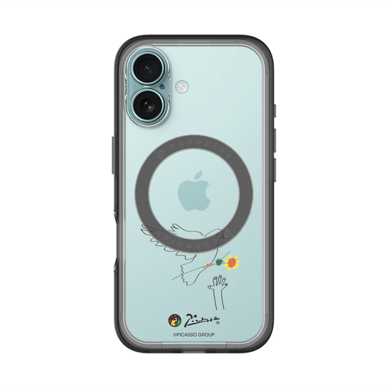 スリムプロテクションプレミアムケース with MagSafe［ PICASSO - Dove of Peace ］