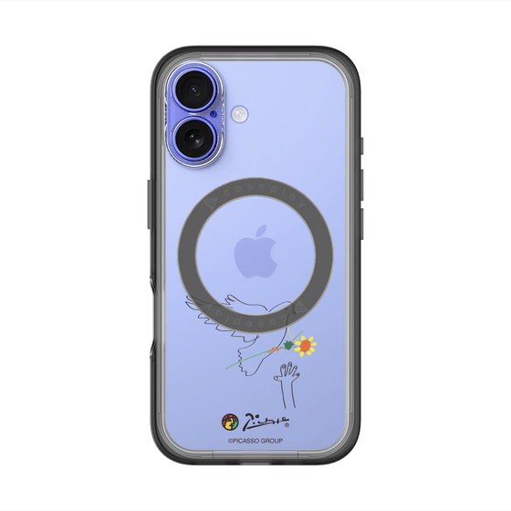 スリムプロテクションプレミアムケース with MagSafe［ PICASSO - Dove of Peace ］