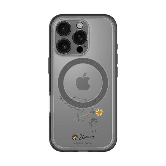 スリムプロテクションプレミアムケース with MagSafe［ PICASSO - Dove of Peace ］
