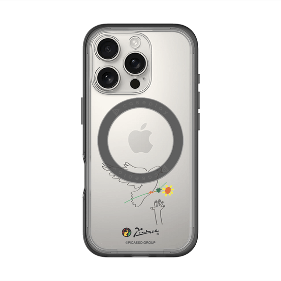 スリムプロテクションプレミアムケース with MagSafe［ PICASSO - Dove of Peace ］
