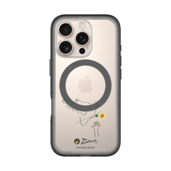 スリムプロテクションプレミアムケース with MagSafe［ PICASSO - Dove of Peace ］