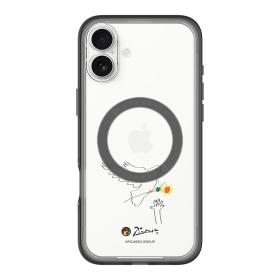 スリムプロテクションプレミアムケース with MagSafe［ PICASSO - Dove of Peace ］