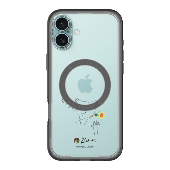 スリムプロテクションプレミアムケース with MagSafe［ PICASSO - Dove of Peace ］