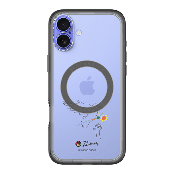 スリムプロテクションプレミアムケース with MagSafe［ PICASSO - Dove of Peace ］