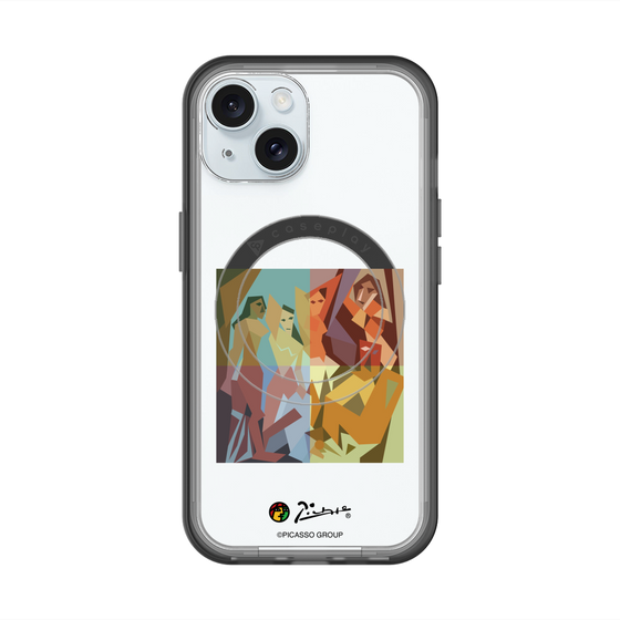スリムプロテクションプレミアムケース with MagSafe［ PICASSO - Les Demoiselles d'Avignon ］