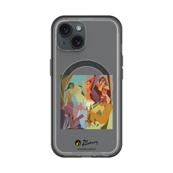 スリムプロテクションプレミアムケース with MagSafe［ PICASSO - Les Demoiselles d'Avignon ］
