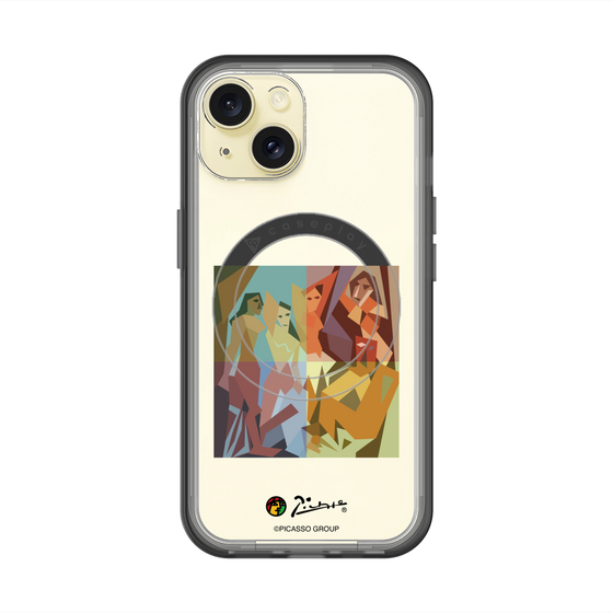 スリムプロテクションプレミアムケース with MagSafe［ PICASSO - Les Demoiselles d'Avignon ］