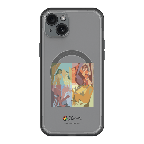 スリムプロテクションプレミアムケース with MagSafe［ PICASSO - Les Demoiselles d'Avignon ］
