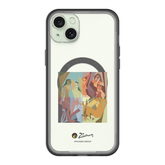 スリムプロテクションプレミアムケース with MagSafe［ PICASSO - Les Demoiselles d'Avignon ］