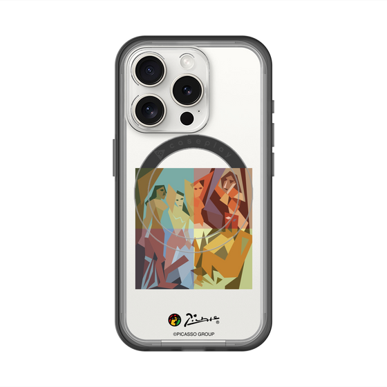 スリムプロテクションプレミアムケース with MagSafe［ PICASSO - Les Demoiselles d'Avignon ］