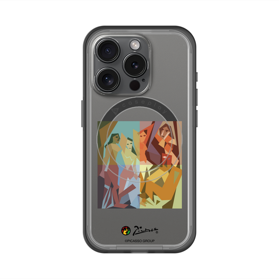 スリムプロテクションプレミアムケース with MagSafe［ PICASSO - Les Demoiselles d'Avignon ］