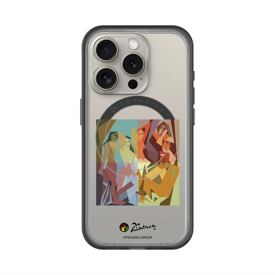 スリムプロテクションプレミアムケース with MagSafe［ PICASSO - Les Demoiselles d'Avignon ］