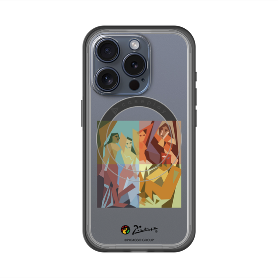 スリムプロテクションプレミアムケース with MagSafe［ PICASSO - Les Demoiselles d'Avignon ］