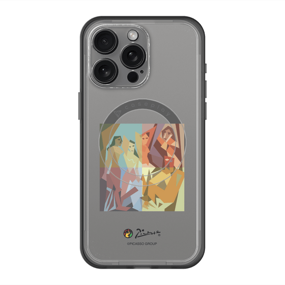 スリムプロテクションプレミアムケース with MagSafe［ PICASSO - Les Demoiselles d'Avignon ］