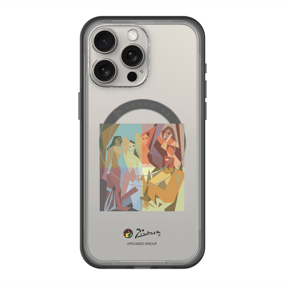 スリムプロテクションプレミアムケース with MagSafe［ PICASSO - Les Demoiselles d'Avignon ］