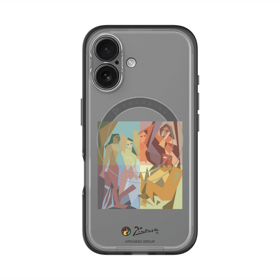 スリムプロテクションプレミアムケース with MagSafe［ PICASSO - Les Demoiselles d'Avignon ］