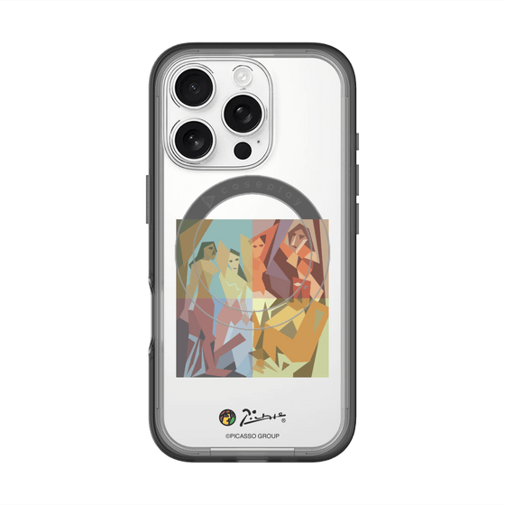 スリムプロテクションプレミアムケース with MagSafe［ PICASSO - Les Demoiselles d'Avignon ］