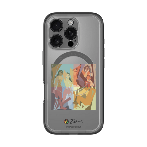 スリムプロテクションプレミアムケース with MagSafe［ PICASSO - Les Demoiselles d'Avignon ］