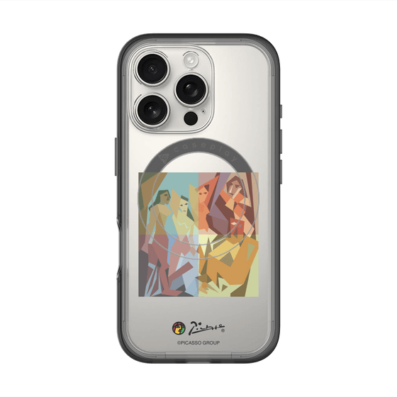 スリムプロテクションプレミアムケース with MagSafe［ PICASSO - Les Demoiselles d'Avignon ］