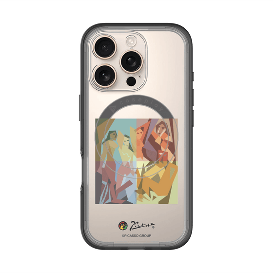 スリムプロテクションプレミアムケース with MagSafe［ PICASSO - Les Demoiselles d'Avignon ］