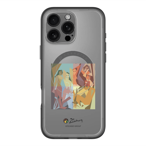 スリムプロテクションプレミアムケース with MagSafe［ PICASSO - Les Demoiselles d'Avignon ］