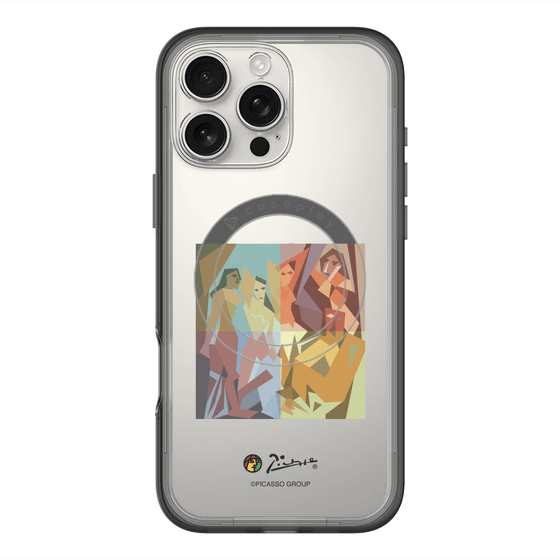 スリムプロテクションプレミアムケース with MagSafe［ PICASSO - Les Demoiselles d'Avignon ］