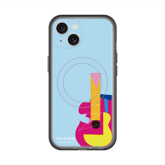 スリムプロテクションプレミアムケース with MagSafe［ PICASSO - Guitar ］