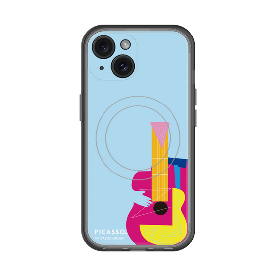 スリムプロテクションプレミアムケース with MagSafe［ PICASSO - Guitar ］