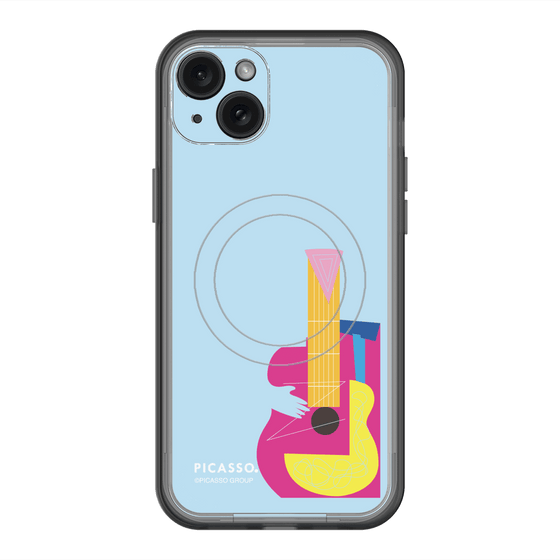 スリムプロテクションプレミアムケース with MagSafe［ PICASSO - Guitar ］
