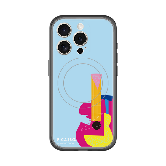 スリムプロテクションプレミアムケース with MagSafe［ PICASSO - Guitar ］