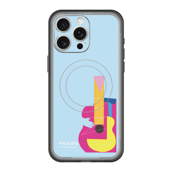 スリムプロテクションプレミアムケース with MagSafe［ PICASSO - Guitar ］