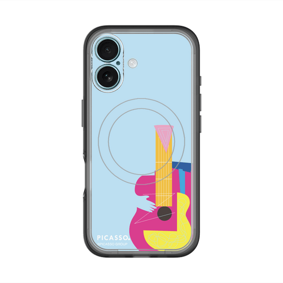 スリムプロテクションプレミアムケース with MagSafe［ PICASSO - Guitar ］