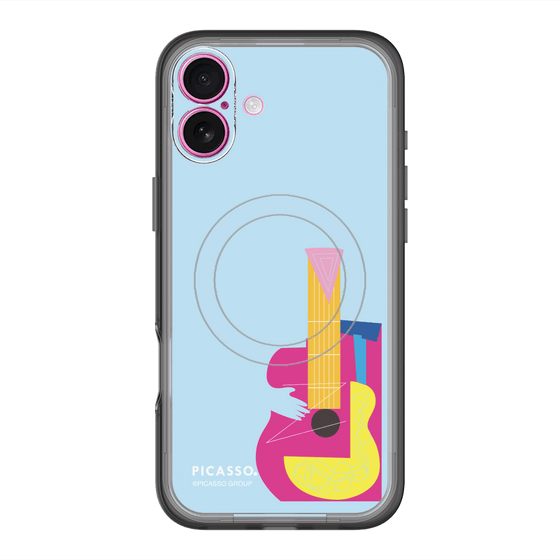 スリムプロテクションプレミアムケース with MagSafe［ PICASSO - Guitar ］
