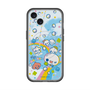 スリムプロテクションプレミアムケース with MagSafe［ ぷくぷくあわわちゃん - レインボー ］