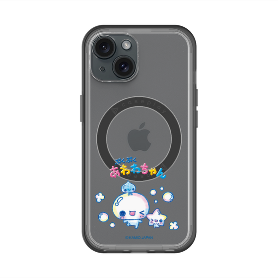スリムプロテクションプレミアムケース with MagSafe［ ぷくぷくあわわちゃん - 仲良し ］