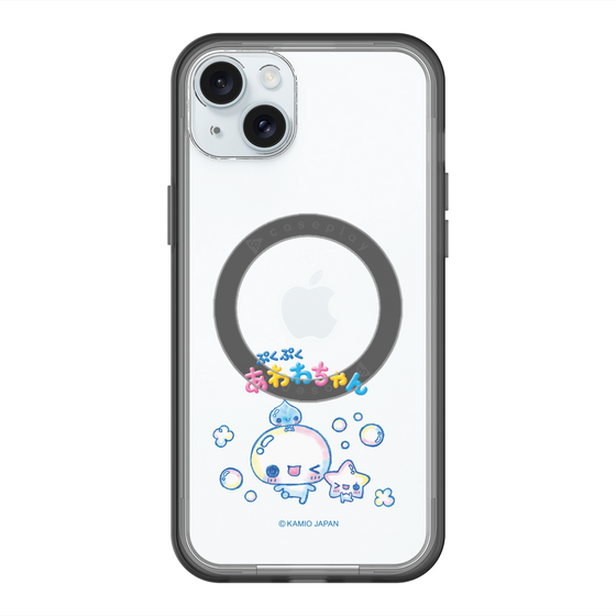 スリムプロテクションプレミアムケース with MagSafe［ ぷくぷくあわわちゃん - 仲良し ］