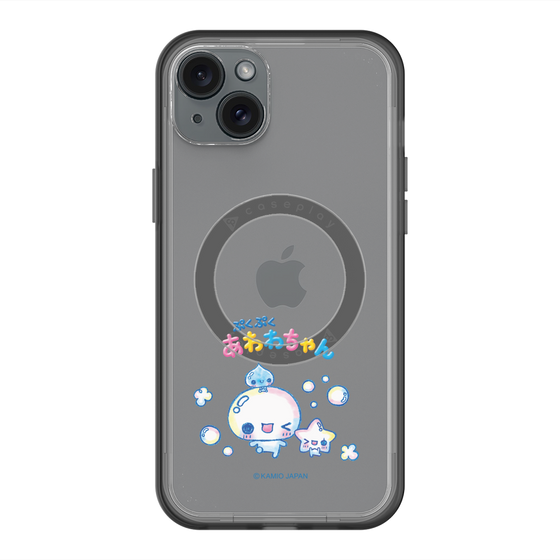 スリムプロテクションプレミアムケース with MagSafe［ ぷくぷくあわわちゃん - 仲良し ］
